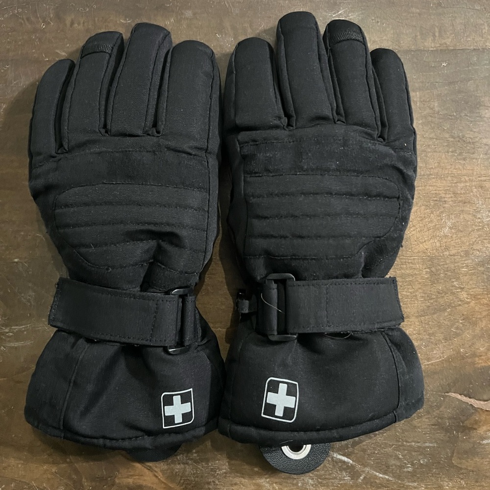 SwissGear Black Kids Winter Gloves